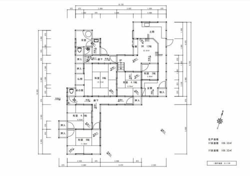 Traditional 5DK Wooden House for Rent in Mannō Town, Kagawa - Main Image