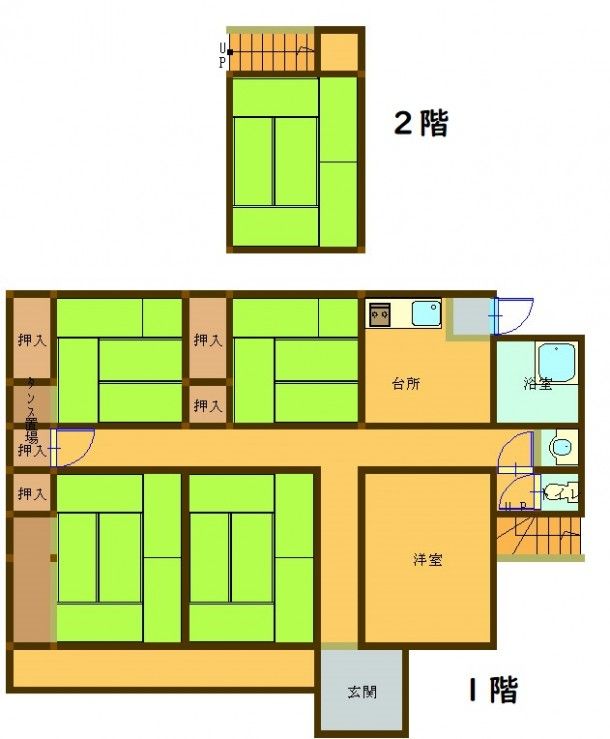 2-Story Wooden House with Farmland in Bungotakada, Oita - Main Image