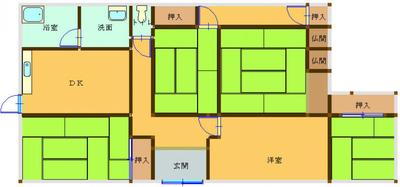 Single-Story House Near Takada High School, Bungotakada City — Image 2, Bungotakada, Oita