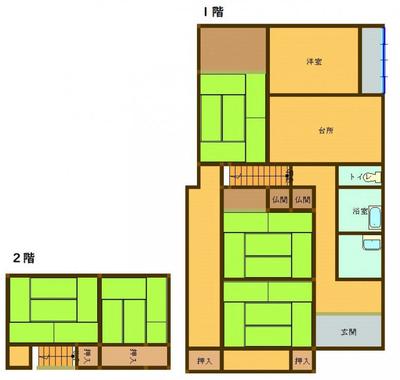 Natural 2-storey Property Near Hot Springs — Image 3, Bungotakada, Oita