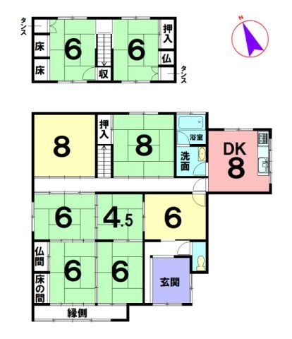 Vacant 9DK House in Ono City, Hyogo - 3,000,000 JPY - Main Image