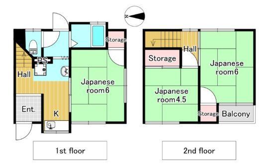 3K House for Sale in Matsubara City, Osaka - 48.80 sqm - Thumbnail 3