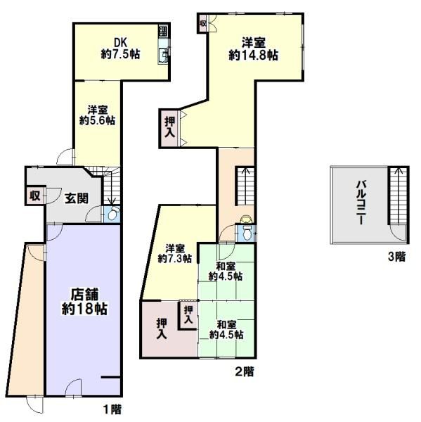 5DK Light Steel Frame House for Sale in Himeji, Hyogo - Thumbnail 3