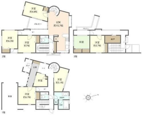 Renovated 7SLDK House for Sale in Ibaraki, Osaka - 194m2 Land - Thumbnail 2