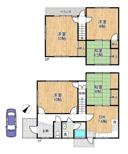 5DK Detached House for Sale in Yamatokoriyama, Nara - Thumbnail 2