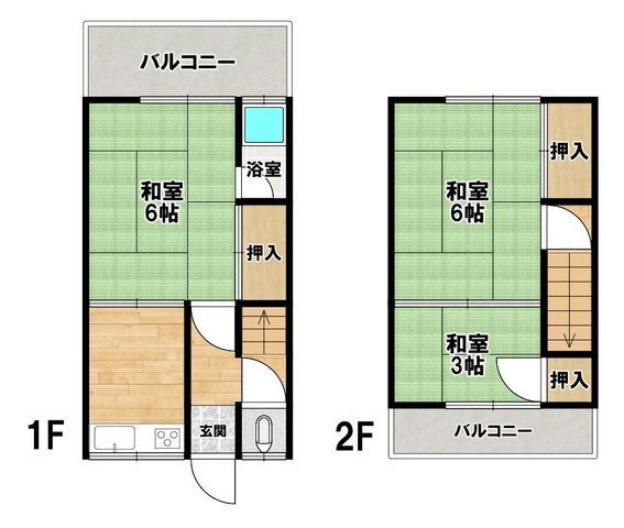 3DK Terraced House for Sale near Yao Station, Osaka - Main Image