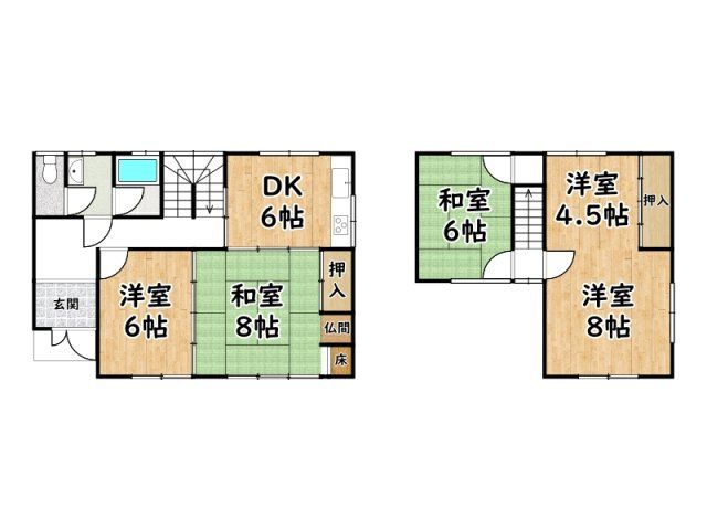 5DK Traditional House for Sale in Taishi Town, Hyogo - 105.9 sqm - Thumbnail 3