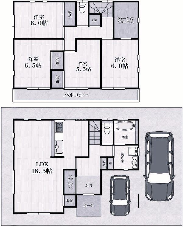 Modern 4SLDK House Near Linsaki Matsue Kaigan Station, Akashi - Thumbnail 2