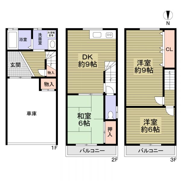 3DK Wooden House for Sale near Kanzakigawa Station, Osaka - Thumbnail 3