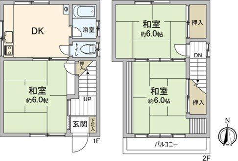 Amagasaki 3DK Detached House Near Sonoda Station - Thumbnail 4