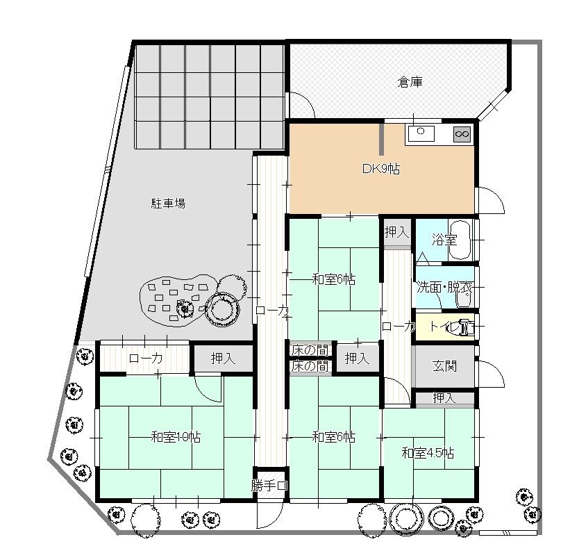 4SDK Single-Story House for Sale in Uwajima, Ehime - Main Image