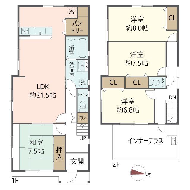 4LDK Detached House for Sale in Kita Ward, Kyoto - Thumbnail 2