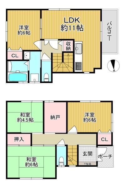 3LDK Detached House for Sale in Higashiosaka, Osaka - Thumbnail 2
