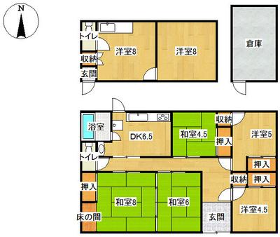 468 South-facing 5DK one-story house / Mitoyo-shi — Image 1, Mitoyo, Kagawa