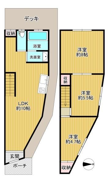3LDK Terraced House with Large Terrace in Shijonawate, Osaka - Thumbnail 4