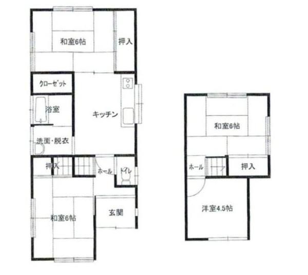 4DK Used House for Sale in Wakayama City - 67 sqm - Thumbnail 4