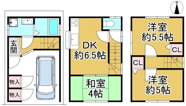 Renovated 3DK House for Sale Near Kitano Station, Sakai, Osaka - Thumbnail 2