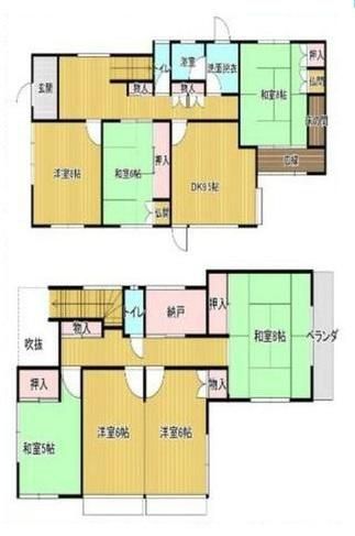 6DK Detached House for Sale in Wakayama City, 163.8 sqm - Thumbnail 2