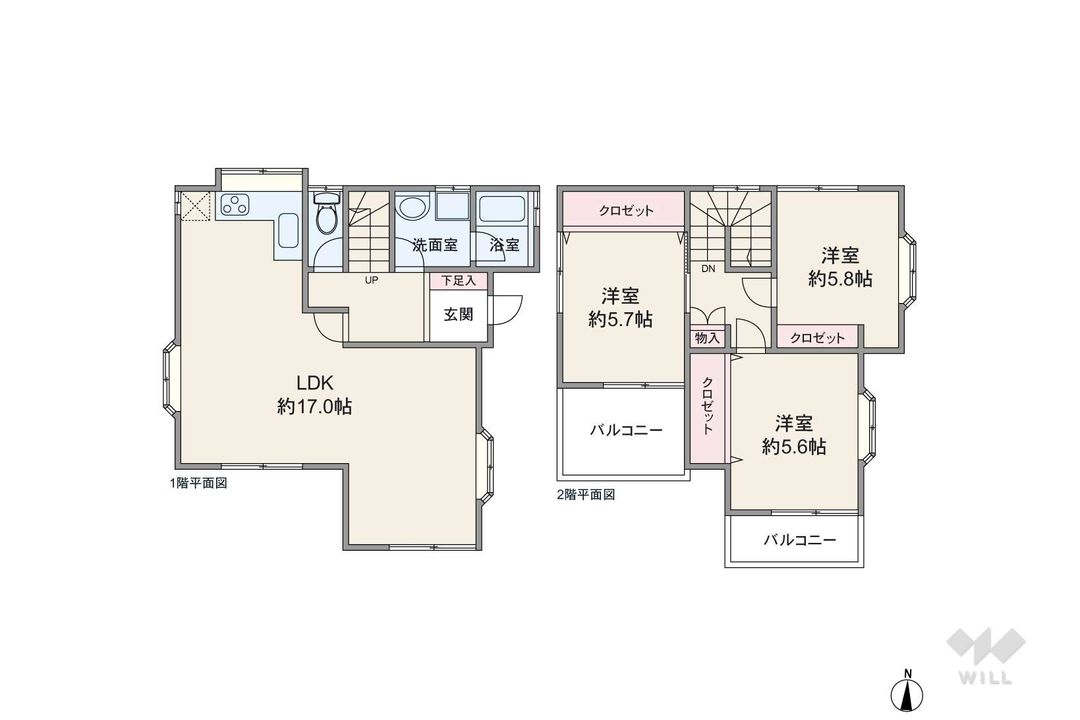 Renovated 3LDK House in Nishinomiya, Hyogo - Thumbnail 3