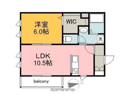 1LDK Apartment for Rent in Naka-ku, Hiroshima City — Floorplan, Naka, Hiroshima