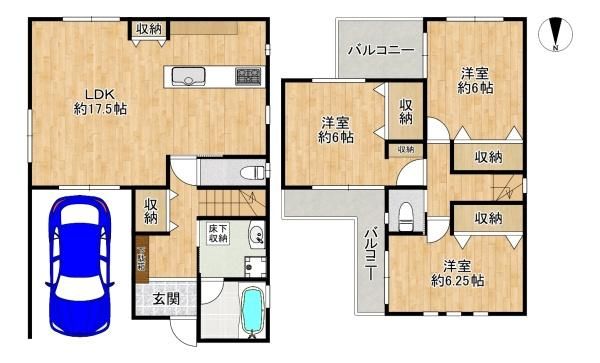 3LDK Detached House for Sale in Higashiōsaka, Osaka - Thumbnail 2
