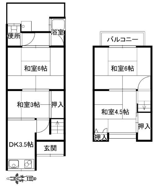 Renovated 3DK House for Sale Near Ogura Station in Uji, Kyoto - Thumbnail 2