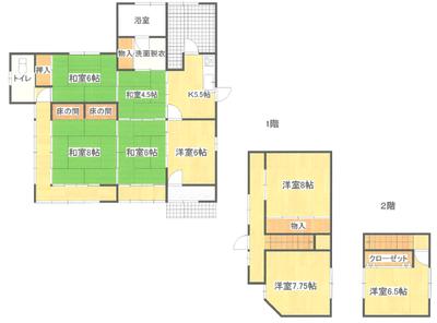599 One-story house near elementary school with detached house / Mitoyo-shi — Image 1, Mitoyo, Kagawa