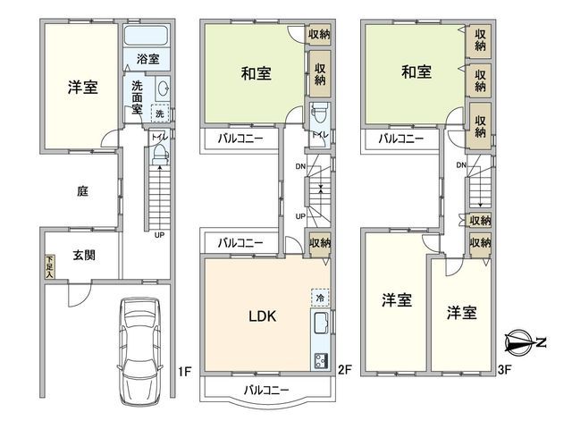 5LDK Detached House for Sale in Abeno, Osaka - Thumbnail 3