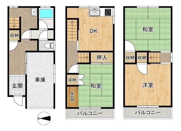 Renovated 3DK House for Sale in Higashi-Osaka, Osaka - Thumbnail 4