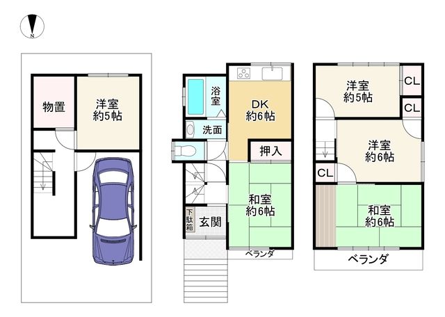 5SDK House for Sale in Katano, Osaka - 7 Min Walk to Station - Thumbnail 4