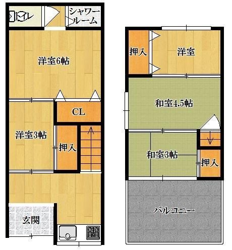 5DK Terraced House for Sale in Toyonaka, Osaka - 9.1% Yield - Thumbnail 4