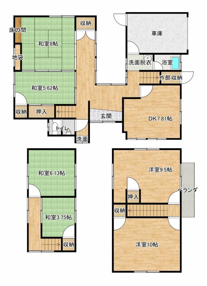 Spacious 6DK Corner Lot House in Kanazawa, Ishikawa - Thumbnail 3