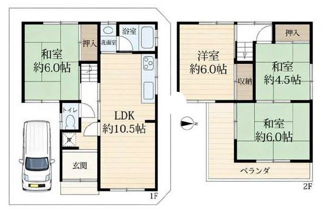 Renovated 4LDK House with Garage for Sale in Yao, Osaka - Thumbnail 2