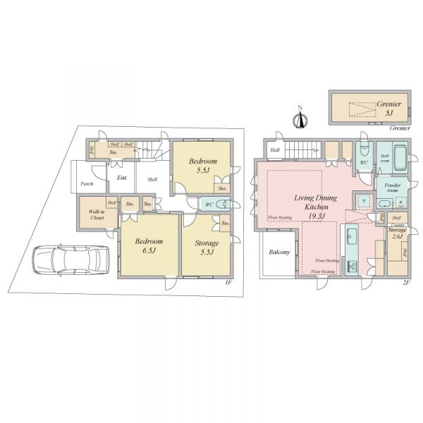 Modern 2SLDK House Near Sawanocho Station, Osaka - Thumbnail 2