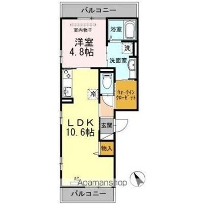 1LDK Apartment for Rent in Minami-ku, Hiroshima City — Floorplan, Minami, Hiroshima