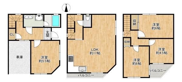 Renovated 4LDK Steel House for Sale in Higashiosaka, Osaka - Thumbnail 2