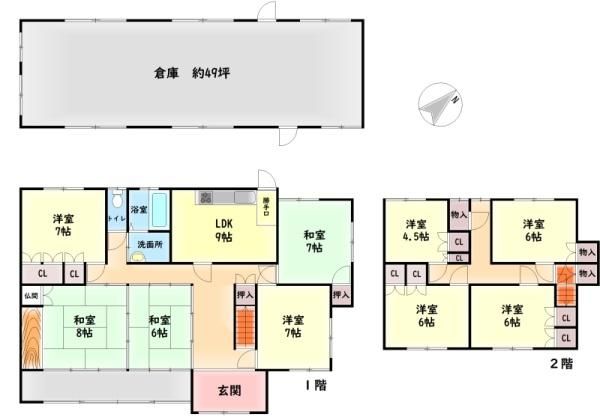 9LDK House for Sale in Sennan City, Osaka - 201.85 sqm - Thumbnail 4