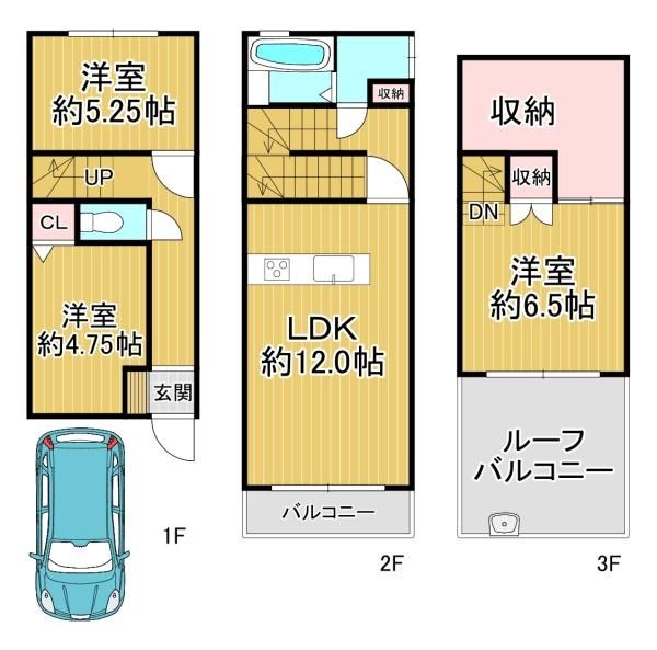 Modern 3-Story 3LDK House for Sale in Osaka Minato Ward - Thumbnail 2