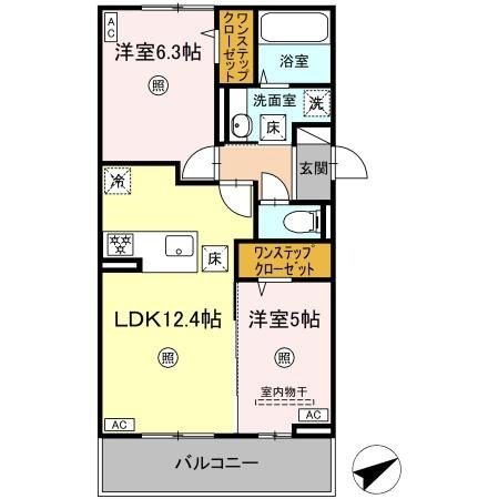 New 2LDK Apartment for Rent in Higashi Ward, Kumamoto - Main Image