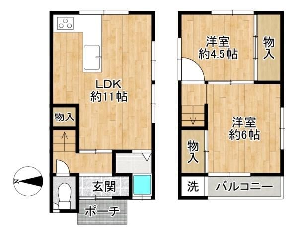 2LDK Investment House for Sale Near Ishikiri Station, Osaka - Thumbnail 2