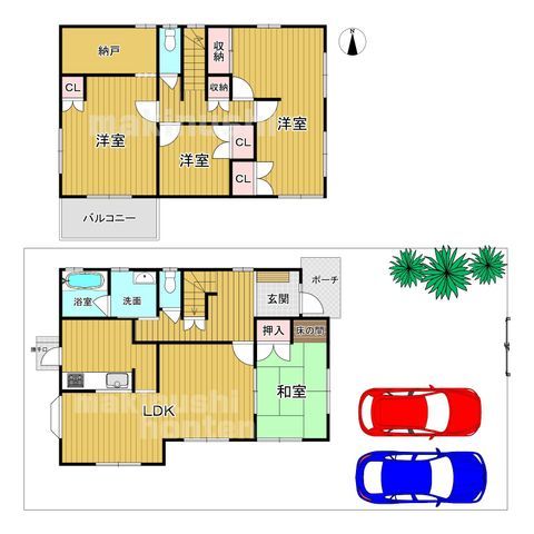 4LDK Detached House for Sale in Taishi Town, Osaka - Thumbnail 3