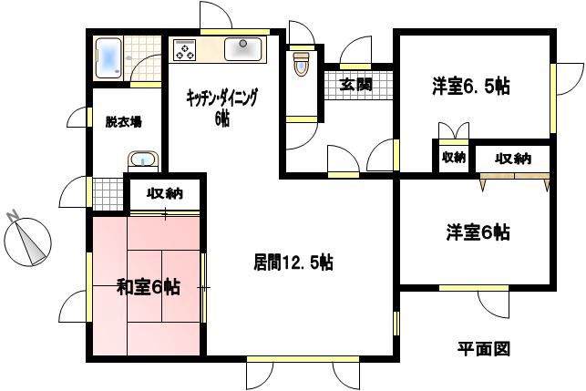 Vacant 3LDK House for Sale in Kushiro Town, Hokkaido - 80.73 sqm - Main Image