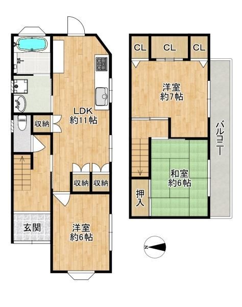 Renovated 3LDK Wooden House for Sale in Higashi-Osaka - Thumbnail 2