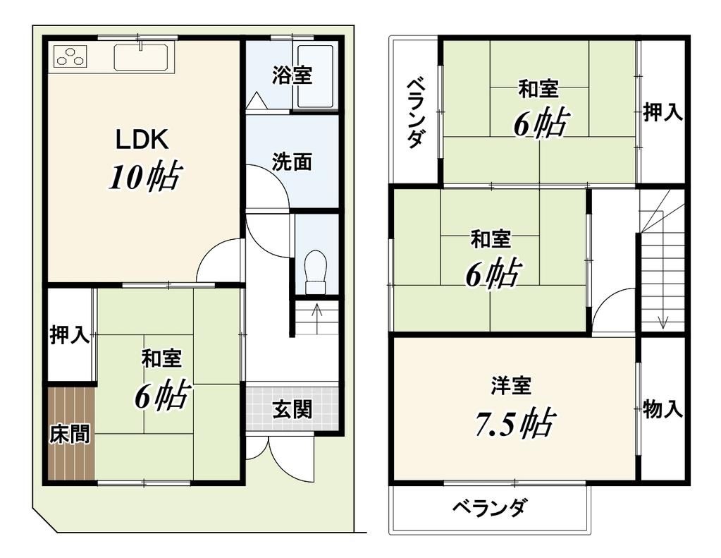 4LDK House for Sale in Ukyo Ward, Kyoto - Thumbnail 4