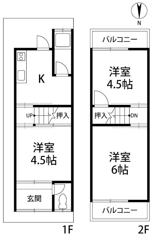 3K House for Sale in Takatsuki, Osaka - 580万円 - Thumbnail 3