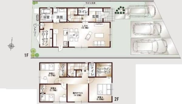 Modern 3LDK Detached House in Himeji, Hyogo - 107 sqm - Thumbnail 4