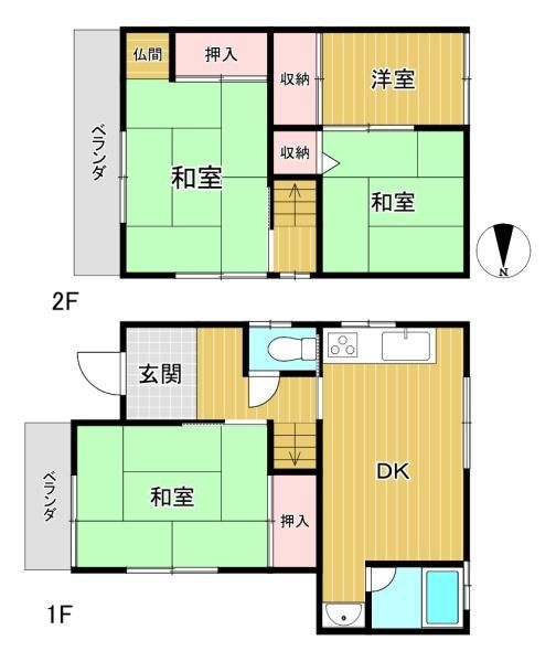 4DK House for Sale in Toyonaka, Osaka - 74.32 sqm - Thumbnail 3