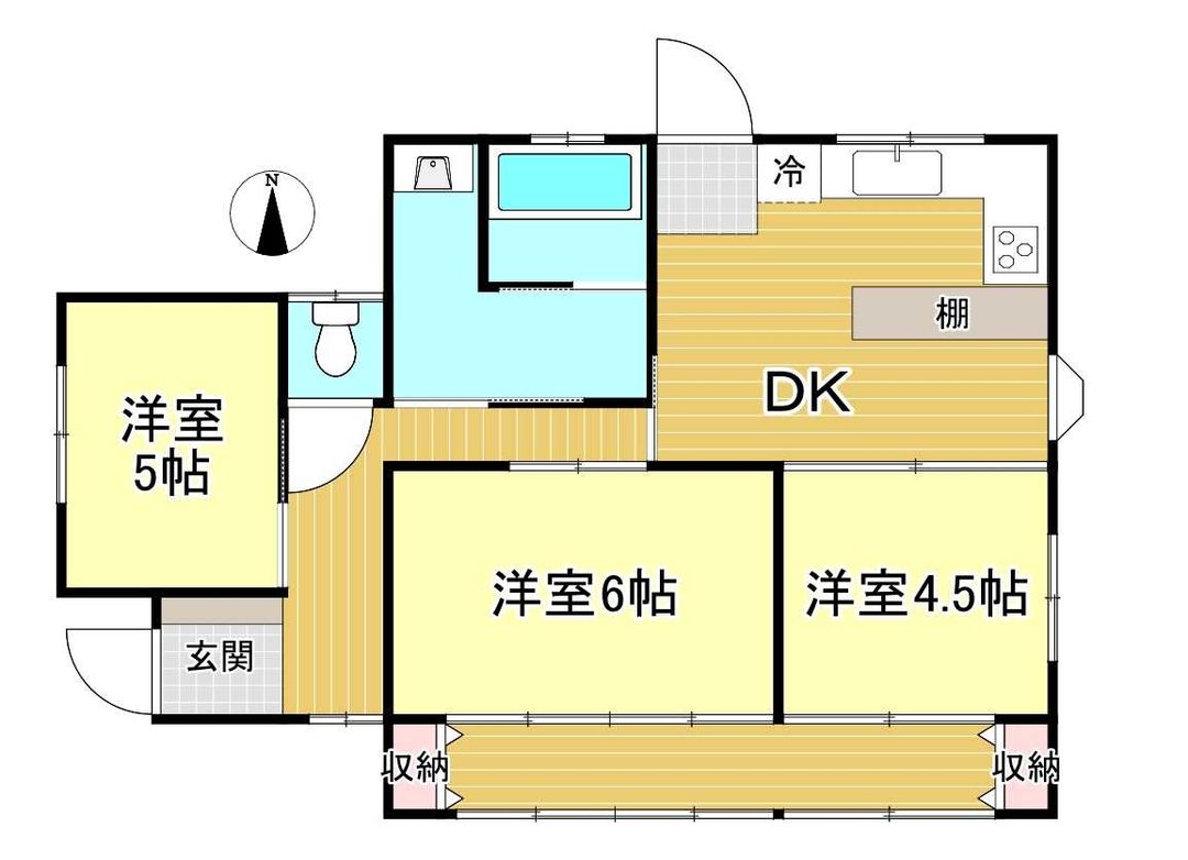 3DK House for Sale in Yokkaichi, Mie - 64.59 sqm - Thumbnail 2