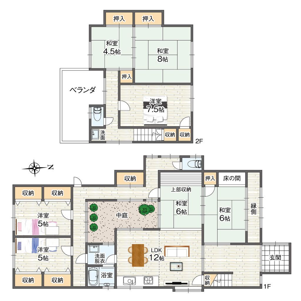 7LDK House for Sale in Yao City, Osaka - 179 sqm - Thumbnail 3