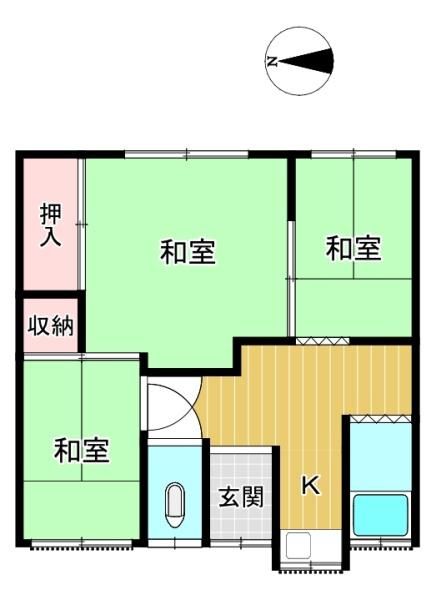 3K Single-Story House in Matsubara, Osaka - 26.38 sqm - Thumbnail 2